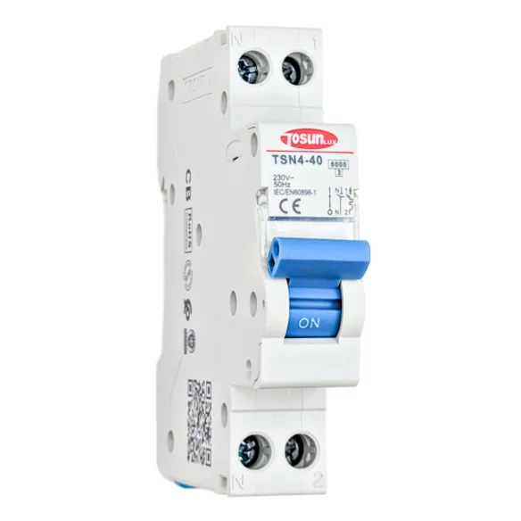 Interruptor automático magnetotérmico 1+N 16A 1 modulo